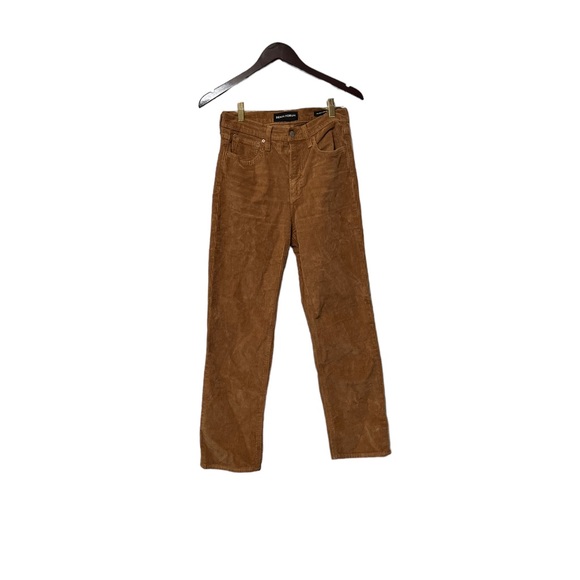 ARITZIA The Denim Forum Corduroy High Waisted Tan Pants - Picture 10 of 11